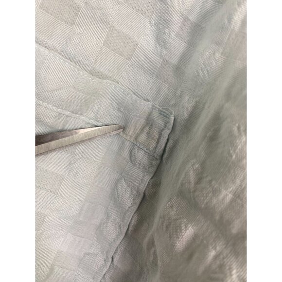 Maeve Anthropologie Gauzy Button Up Tunic Top Women size Small Blue Oversized - Picture 7 of 16